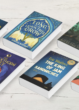 The covers of the six books in the article are shown.