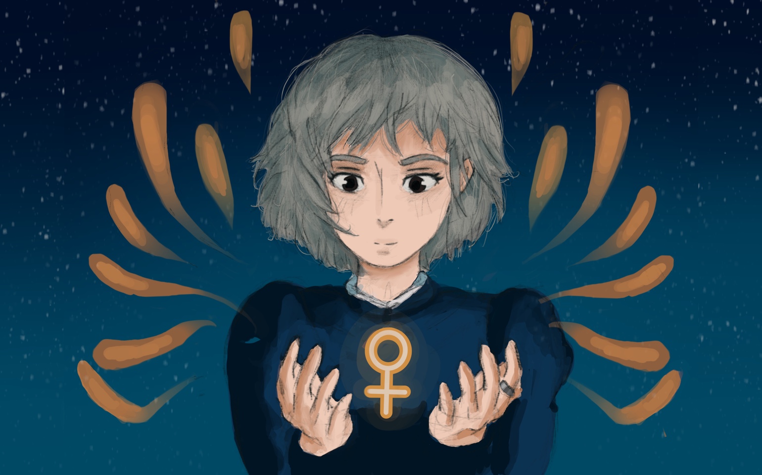 A female Studio Ghibli character is shown.